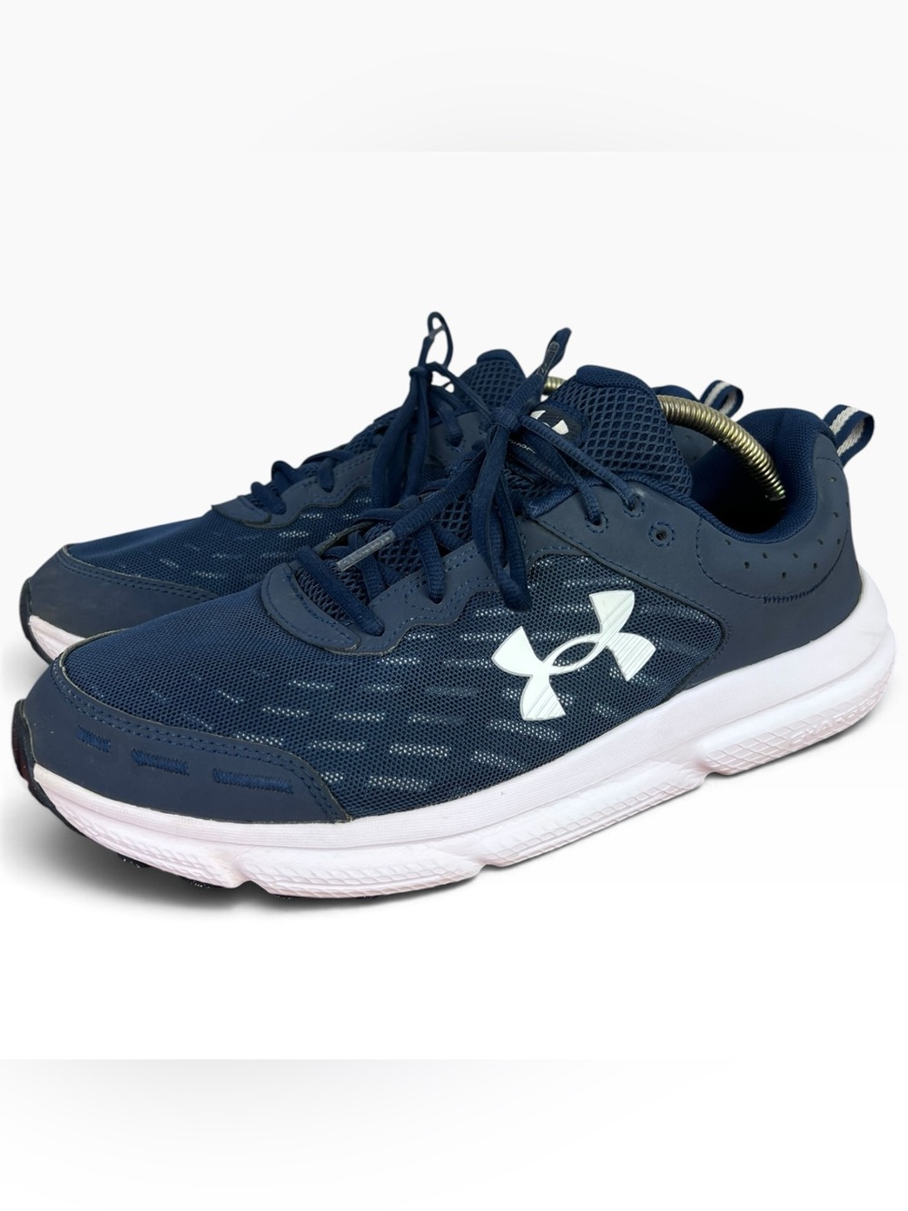 Under Armour Charged Assert 10 Running Sneakers Blue Lace-Up Low Top Men’s Sz 13